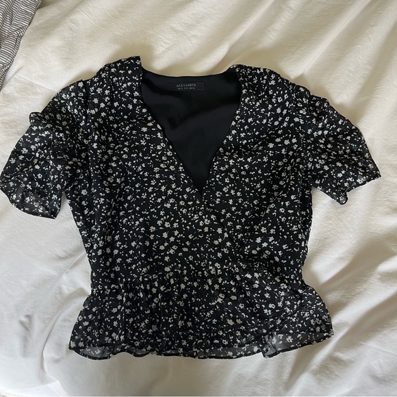 Allsaints floral top - Picture 3 of 4